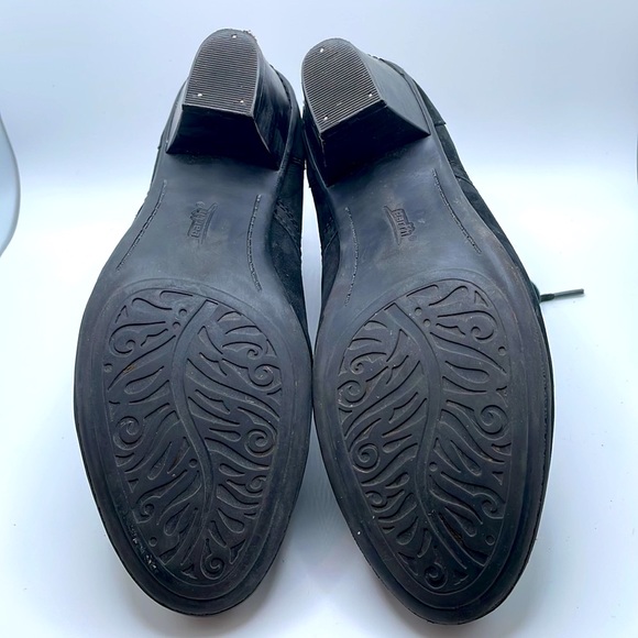 Earth Lace Distressed Leather Lace Up Ankle Boots in Size 9 - Picture 7 of 11